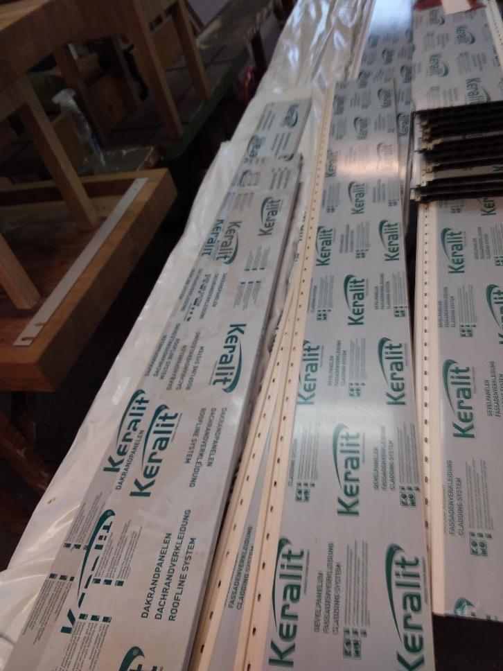 Keralit sponningdelen, dakranden en hulpstukken, Doe-het-zelf en Verbouw, Plinten en Afwerking, Nieuw, Overige typen, Kunststof