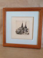 Oostpoort Delft - Bas Haarsma, Antiek en Kunst, Kunst | Etsen en Gravures, Ophalen of Verzenden