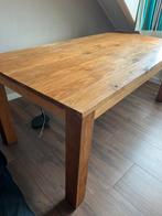 Teak tafel - moet weg - bureau eettafel, Huis en Inrichting, Tafels | Eettafels, Ophalen, Rechthoekig, 200 cm of meer, 50 tot 100 cm