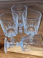Set van 4 Kristallen Glazen, Antiek en Kunst, Ophalen of Verzenden
