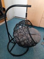 Zwarte hangstoel met kussen voor Katten, Zwart, Ophalen of Verzenden, Zo goed als nieuw, Metaal