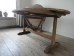Antieke zeldzame ovale table vigneron / eettafel / wijntafel, Antiek en Kunst, Ophalen