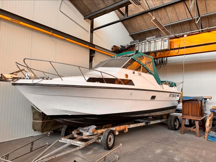 Fjord 24 weekender met 2 x volvo penta AQ131 D inboard, Watersport en Boten, Motorboten en Motorjachten, Gebruikt, Polyester, 6 tot 9 meter