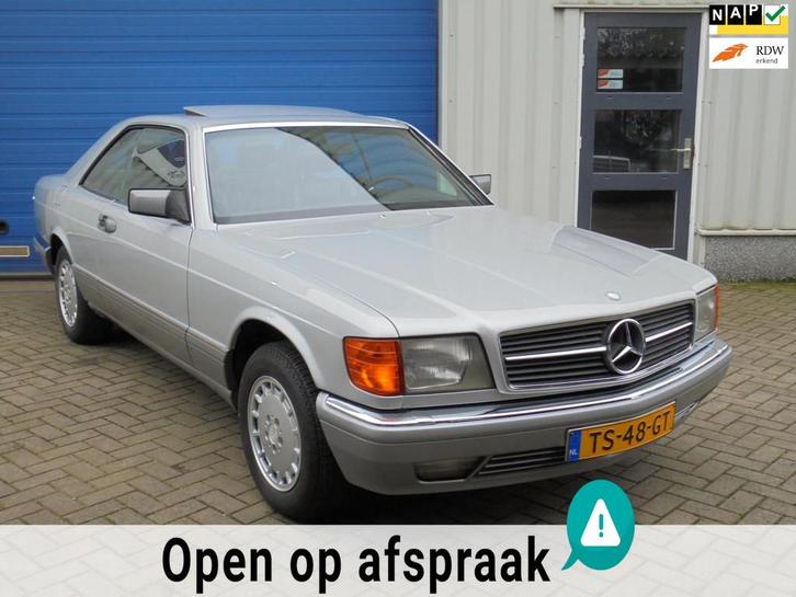 Mercedes-Benz S-klasse 420 SEC 2e EIGENAAR, Auto's, Oldtimers, Bedrijf, Te koop, ABS, Airconditioning, Centrale vergrendeling