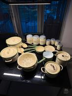 Vintage Emaille Pannenset (Bijna Compleet), Antiek en Kunst, Ophalen of Verzenden