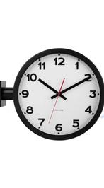 Karlsson dubbelzijdige stationsklok, Huis en Inrichting, Ophalen, Nieuw, Wandklok