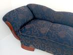 Art deco sofa top meubel 1920 stof blauwe Gianni Versace, Huis en Inrichting, Banken | Voetenbanken en Poefen, Stof, Zo goed als nieuw