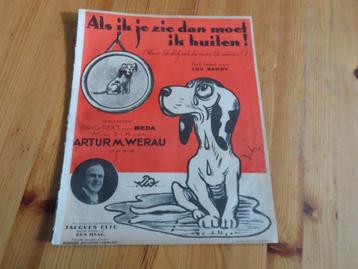 Als ik je zie dan moet ik huilen - a.m. Werau / lou bandy  beschikbaar voor biedingen