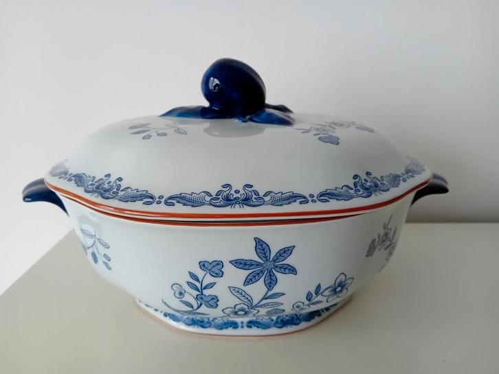 Porseleinen grote dekschaal/terrine Rorstrand Ostindia, Huis en Inrichting, Keuken | Servies, Zo goed als nieuw, Schaal of Schalen