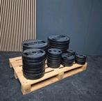 TOP STAAT! Technogym PU Urethane schijven Olympic Weight, Ophalen, Zo goed als nieuw, Benen, Halterschijven