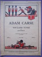 ADAM CARSE TOY-LAND TUNES **Oude Bladmuziek uit1914**, Ophalen of Verzenden, Gebruikt, Artiest of Componist