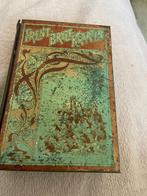 antiek jugendstil blikje boekvorm voor prentbriefkaarten, Verzamelen, Blikken, Ophalen of Verzenden, Gebruikt, Overige