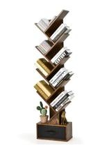 Zenzee Boekenkast -8 Schappen - Met Lade - 38 x 22 x 150 cm, Minder dan 50 cm, Ophalen of Verzenden, Zo goed als nieuw, Minder dan 25 cm