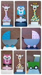 Prachtige geboorteborden inclusief paal, Ophalen, Nieuw, Geboortebord