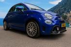 Abarth 500C 1.4 T-jet 146 PK 2017 Blauw, Auto's, 145 pk, Stof, 4 cilinders, Cabriolet
