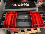 Reebok step steps grijs / rood ( meerdere te koop ), Sport en Fitness, Fitnessmaterialen, Gebruikt, Ophalen of Verzenden, Reebok