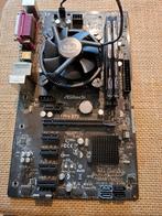 AsRock H81 Pro BTC incl cpu en ram, Gebruikt, DDR3, Ophalen of Verzenden, LGA 1150