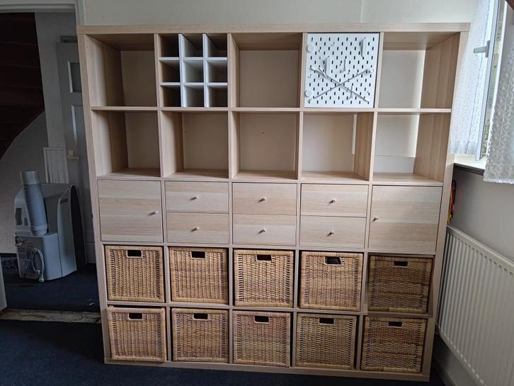 Kallax vakkenkast ALLEEN COMPLEET TE KOOP!, Huis en Inrichting, Kasten | Stellingkasten, Zo goed als nieuw, Ophalen