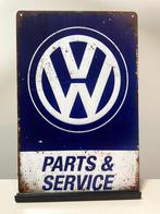 VW Parts & Service metalen reclamebord / wandbord (Old Look), Nieuw, Auto's, Ophalen of Verzenden