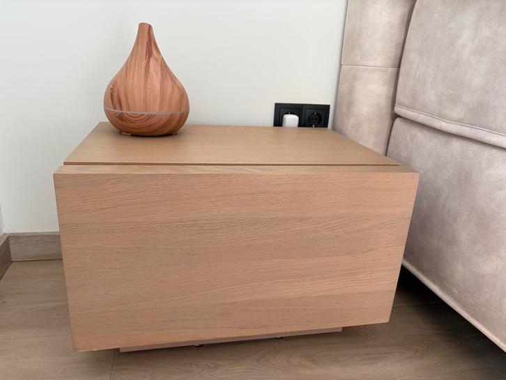 Nachtkastjes Duo Goossens 2 stuks, Huis en Inrichting, Slaapkamer | Nachtkastjes, Zo goed als nieuw, Minder dan 55 cm, Minder dan 45 cm