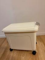 Hondenvoer container met wielen, Ophalen of Verzenden, Nieuw, Kunststof, Minder dan 50 cm