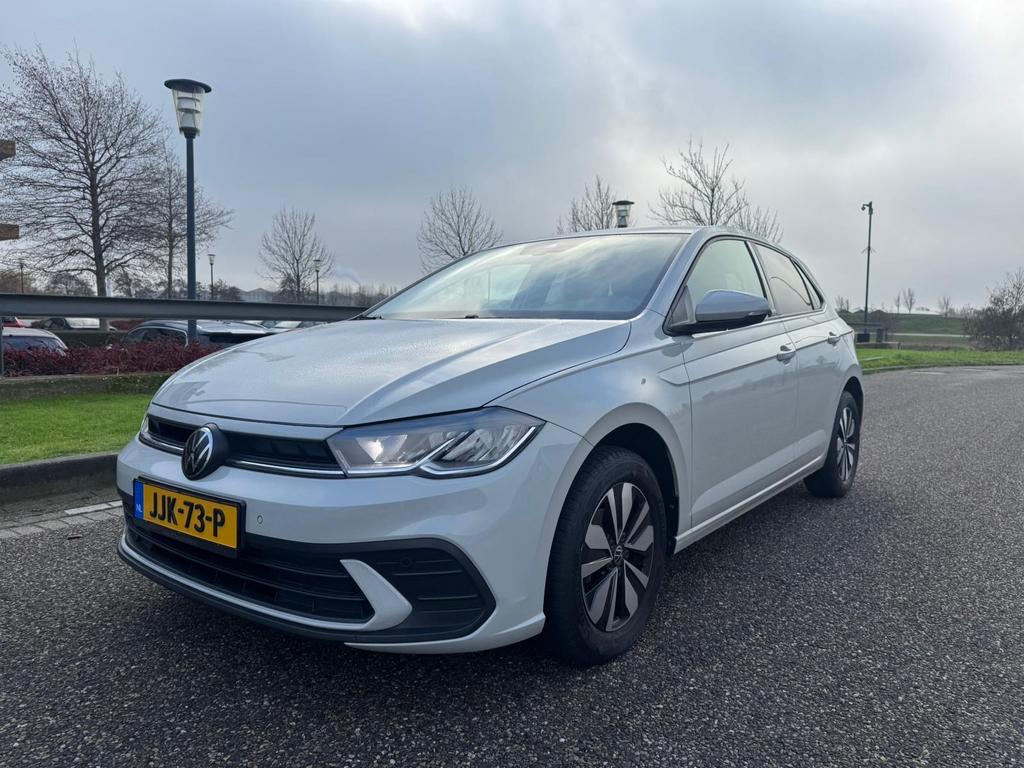Volkswagen Polo 1.0 TSI 95pk 2024 Grijs, Auto's, Voorwielaandrijving, Stof, Zwart, Beige