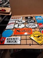 Super mooie emaile bordjes div merken div maten 12.50 p stuk, Ophalen of Verzenden, Zo goed als nieuw, Reclamebord