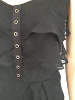 B784 Only zwart jurkje jurk Maat XS=34, Only, Zwart, Ophalen of Verzenden, Zo goed als nieuw