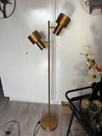 Staande schemerlamp met twee kappen, Huis en Inrichting, Ophalen of Verzenden, Zo goed als nieuw, Metaal, Modern