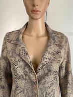 J203 Geisha  maat 38=M lang jasje blazer colbert vest beige, Geisha, Beige, Maat 42/44 (L), Nieuw