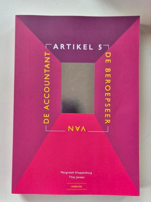 Artikel 5, Boeken, Economie, Management en Marketing, Zo goed als nieuw, Management, Ophalen of Verzenden