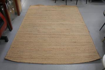 Mooi vloerkleed Jute naturel 160 x 230 cm. beschikbaar voor biedingen