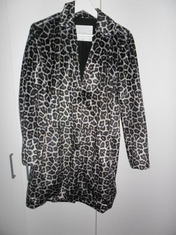 Yaya Women Bruin/Beige Luipaard Print Jasje Maat 38 (NIEUW) beschikbaar voor biedingen