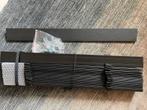 Zwarte bamboe jaloezieën 50 mm, Huis en Inrichting, Stoffering | Gordijnen en Lamellen, 50 tot 100 cm, Nieuw, 100 tot 150 cm, Bamboe