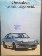 Folder van Opel Manta, 1978, Ophalen of Verzenden, Nieuw, Opel