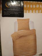 Okergeel  dekbedovertrek  1 persoons, Eenpersoons, Nieuw, Ophalen of Verzenden, Geel