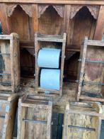 Stoere wc rol houder van oude steenmal, Huis en Inrichting, Badkamer | Badtextiel en Accessoires, Overige typen, Nieuw, Ophalen of Verzenden
