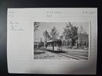 Oude foto van de RET tram op het Kruisplein in Rotterdam, Verzamelen, Spoorwegen en Tramwegen, Ophalen of Verzenden