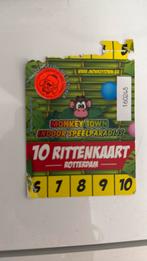Monkey town 5x rittenkaart, Tickets en Kaartjes, Drie personen of meer