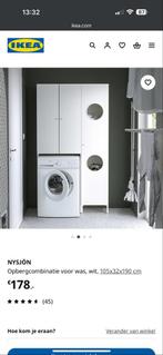 Ikea NYSJÖN Wasmachinekast, Ophalen, Kunststof, 100 tot 150 cm, 200 cm of meer