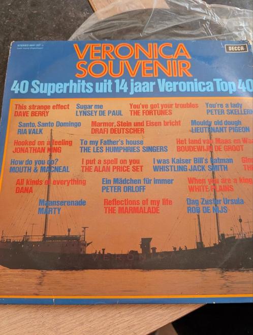 Veronica souvenir, Cd's en Dvd's, Vinyl | Nederlandstalig, Zo goed als nieuw, Levenslied of Smartlap, Ophalen of Verzenden