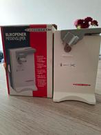 Elektrische Blikopener met Messenslijper, Ophalen of Verzenden, Gebruikt