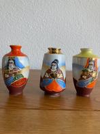 Porselein "satsuma" vaasjes, Antiek en Kunst, Antiek | Porselein, Ophalen of Verzenden