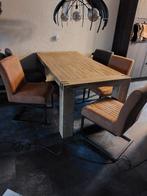 Eetkamertafel, Ophalen, Gebruikt, 50 tot 100 cm, 150 tot 200 cm