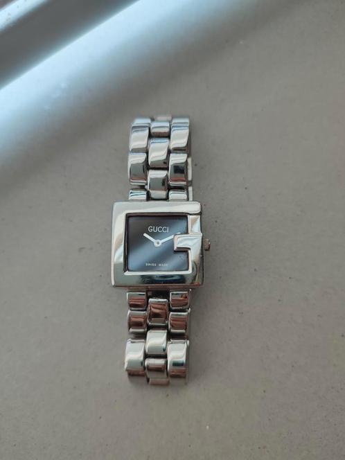 Vintage Gucci dameshorloge, Sieraden, Tassen en Uiterlijk, Horloges | Dames, Zo goed als nieuw, Polshorloge, Overige merken, Staal