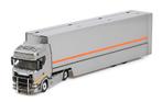 NZG 1:64 Scania V8 730S & Dubbeldeks Autotransporter grijs, Nieuw, Ophalen of Verzenden, Modelauto's 1:64, Bus of Vrachtwagen