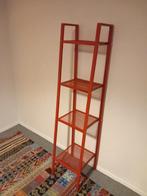 Stelling stellingkast. Rood, metalen rek van ikea, Ophalen, Zo goed als nieuw