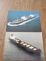 ANSICHTKAART MS. TAGELUS  / MS ACMAEA, Ophalen of Verzenden, Zo goed als nieuw, Motorboot, Kaart, Foto of Prent