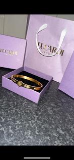 Guess gouden armband, IJzer of Staal, Ophalen of Verzenden, Zo goed als nieuw, 17 tot 18