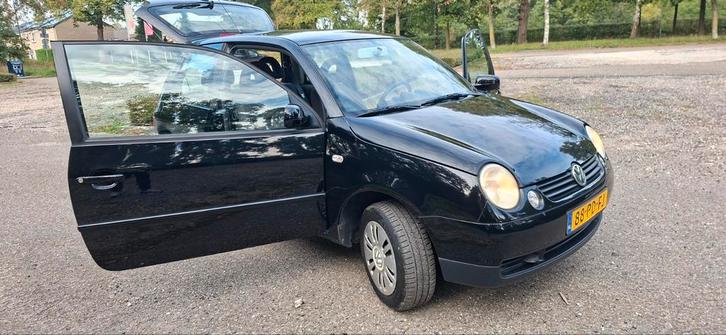 Prachtige Volkswagen Lupo 1.4 2004 Zwart nieuwe apk, Auto's, Volkswagen, Particulier, Lupo, Centrale vergrendeling, Elektrische ramen